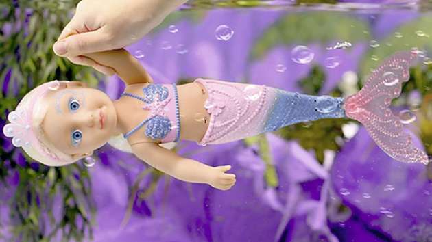 Baby Born Mermaid lalka 46 cm zmieniająca kolor