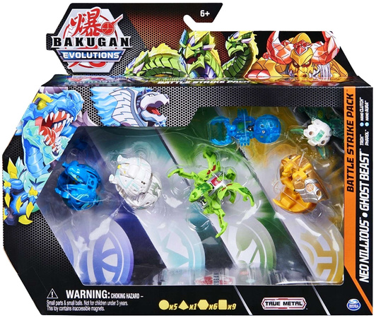 Bakugan Evolutions Battle Strike Pack 6 figurek i karty