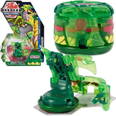 Bakugan Evolutions Figurka Bitewna True Metal Platinum Viperagon i Karty