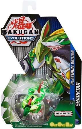 Bakugan Evolutions Platinum Series figurka Sharktar + karty