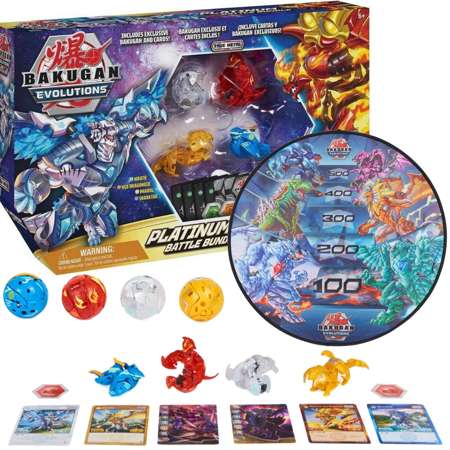 Bakugan Evolutions Zestaw Platinum Battle Bundle Figurki Karty BakuCores Mata