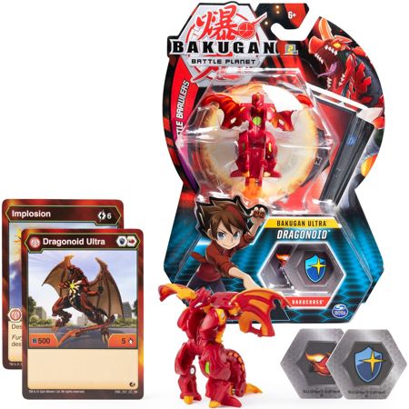 Bakugan Ultra Dragonoid figurka - kula i karty 