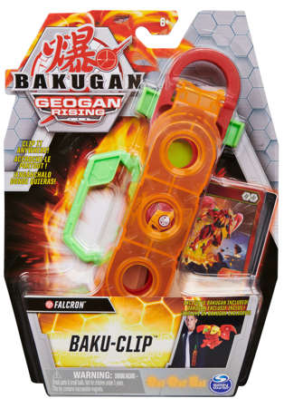 Bakugan Zestaw Baku-clip-on i figurka Pyrus Falcron 