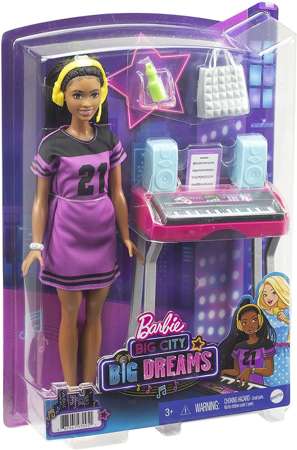 Barbie Big City Big Dreams lalka + keyboard i akcesoria