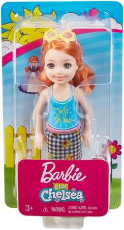 Barbie Club Chelsea lalka w bluzeczkę Just Be You