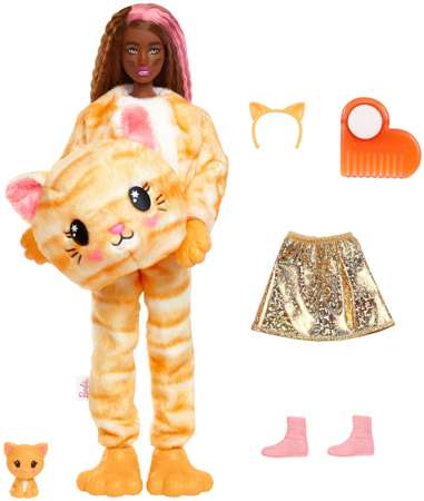 Barbie Cutie Reveal Lalka niespodzianka Kotek seria 1