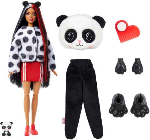 Barbie Cutie Reveal Lalka niespodzianka Panda seria 1