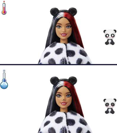 Barbie Cutie Reveal Lalka niespodzianka Panda seria 1