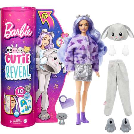Barbie Cutie Reveal Lalka niespodzianka Piesek seria 1
