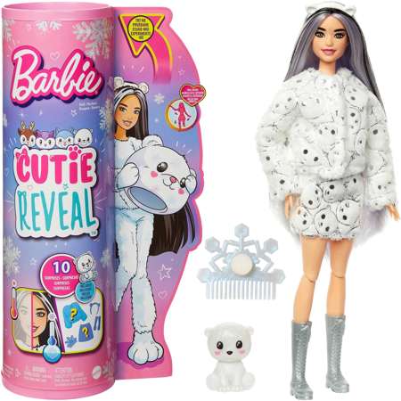 Barbie Cutie Reveal Lalka niespodzianka miś polarny seria 3