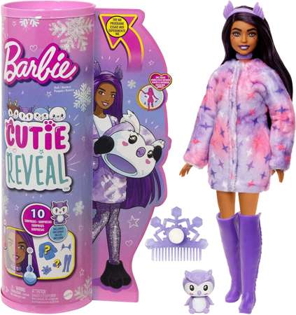 Barbie Cutie Reveal Lalka niespodzianka sówka seria 3
