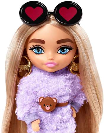 Barbie Extra Minis lalka z okularami w serca
