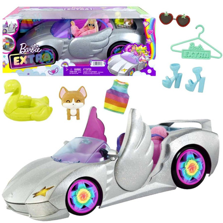 Barbie Extra Zestaw Kabriolet Gwiazd + akcesoria