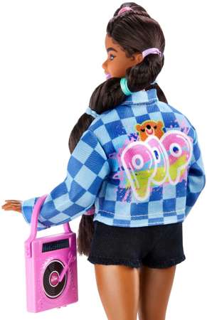 Barbie Extra Zestaw ubranek i akcesoriów dla lalki oraz zwierzątko Miś