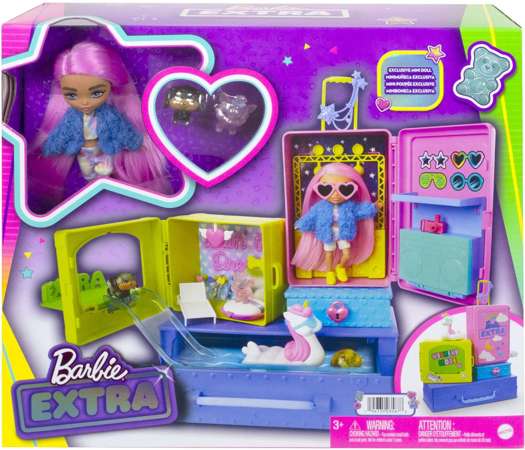 Barbie Extra zestaw laleczka ze zwierzątkami oraz akcesoria