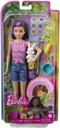 Barbie Kemping Lalka Skipper zestaw z króliczkiem