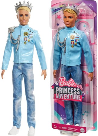 Barbie Przygody księżniczek lalka Ken Książę