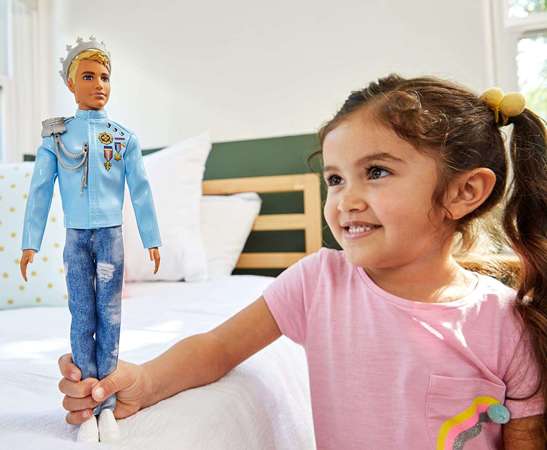 Barbie Przygody księżniczek lalka Ken Książę