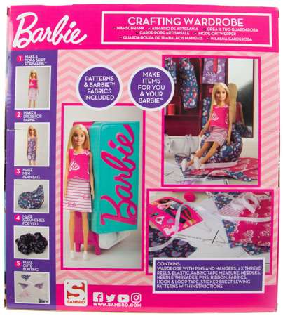 Barbie Szafa projektantki mody z lalką