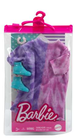 Barbie Zestaw Ubranek letnia sukienka z akcesoriami