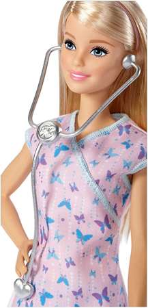 Barbie Zestaw mebelków Weterynarz + Lalka Pielęgniarka
