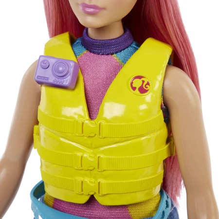 Barbie lalka Daisy z kajakiem i pieskiem zestaw