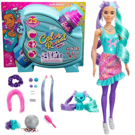 Barbie lalka niespodzianka Color Reveal + 25 akcesoriów