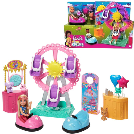 Barbie zestaw lalka Chelsea i Wesołe Miasteczko