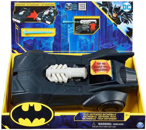 Batman Tech pojazd Defender Batmobile z wyrzutnią Batmobil