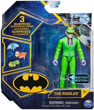 Batman figurka The Riddler 10 cm + 3 akcesoria niespodzianki