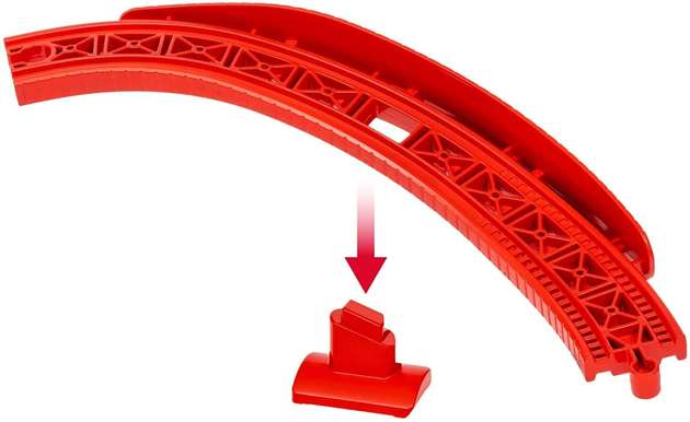 Brio Zestaw torów Wiadukt czerwony most 16 elementów