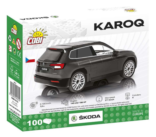 COBI CARS Skoda Karoq 96 klocków 24579