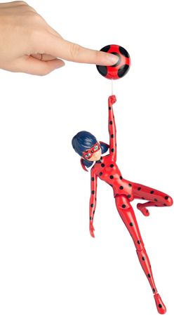 COBI Miraculum Biedronka i czarny kot Jump&Fly figurka Ladybug 19 cm