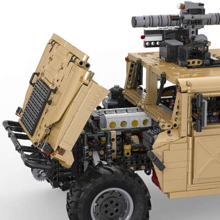 Cada Klocki samochód pancerny wojskowy Humvee 1:8 3935 elementów