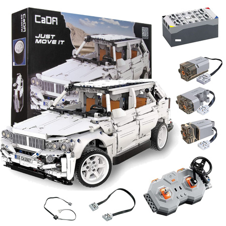 Cada zestaw klocków konstrukcyjnych zdalnie sterowany pojazd Off-Roader G5 SUV + Pro Power System