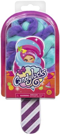 CandyLocks Laleczka pachnące włosy + akcesoria