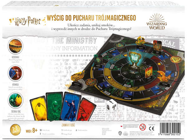 Cartamundi Harry Potter Gra Wyścig do Pucharu Trójmagicznego