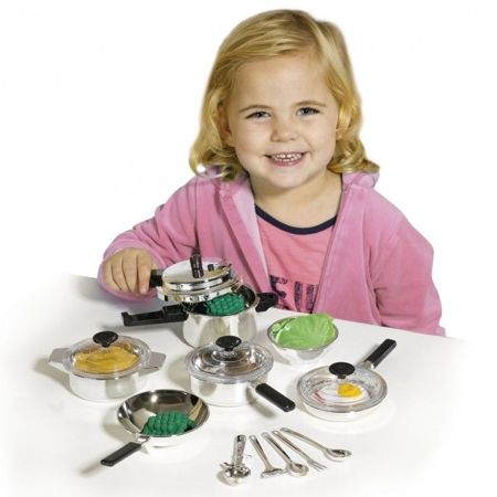 Casdon 502 Zestaw garnków i akcesoriów kuchennych dla dzieci