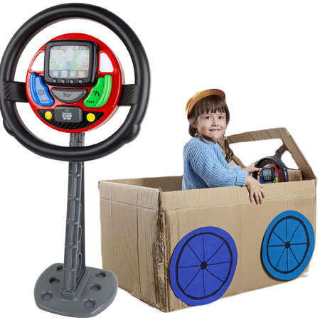 Casdon Interaktywna kierownica dla dzieci Mały kierowca