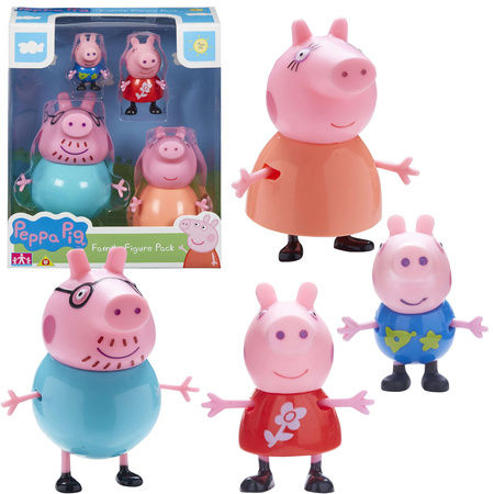 Character Zestaw Świnka Peppa Rodzina 4 figurki