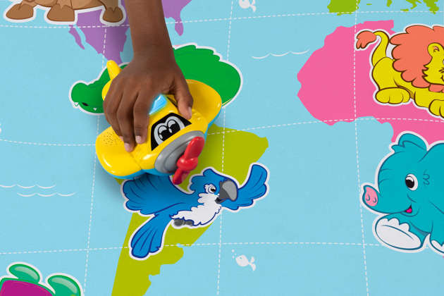Chicco Edu4you Mata Edukacyjna Poznaj Świat mapa świata
