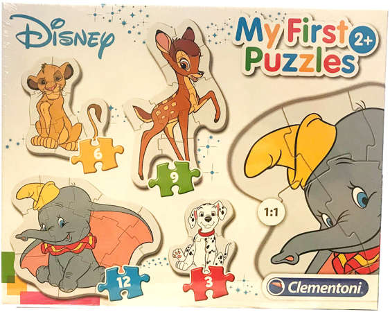 Clementoni Moje pierwsze puzzle Disney zwierzęta
