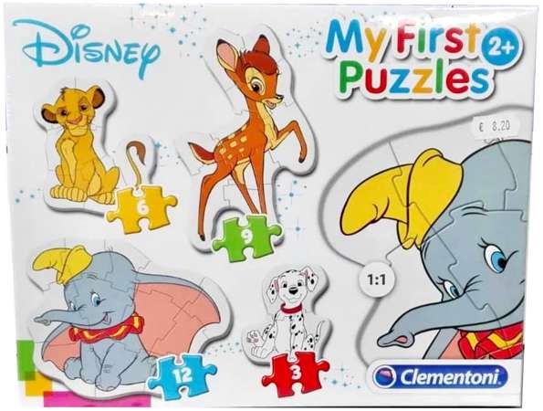 Clementoni Moje pierwsze puzzle Disney zwierzęta
