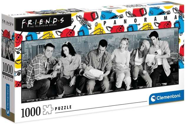 Clementoni Puzzle 1000 Panorama Friends Przyjaciele