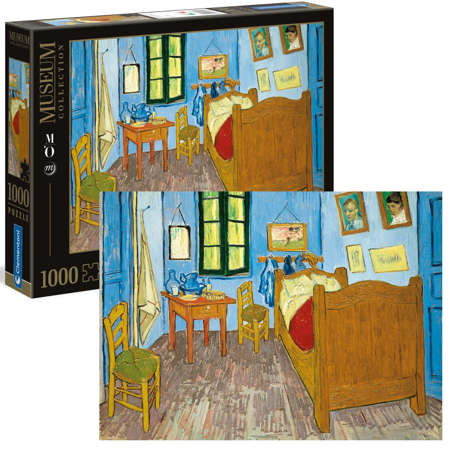 Clementoni Puzzle 1000 Pokój Van Gogha w Arles Sypialnia