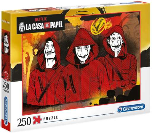 Clementoni Puzzle 250 Dom z papieru La Casa de Papel