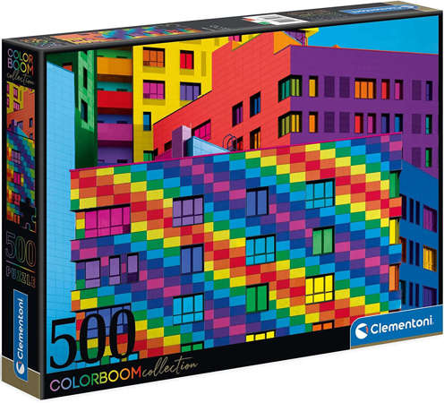 Clementoni Puzzle 500 ColorBoom Kwadraty