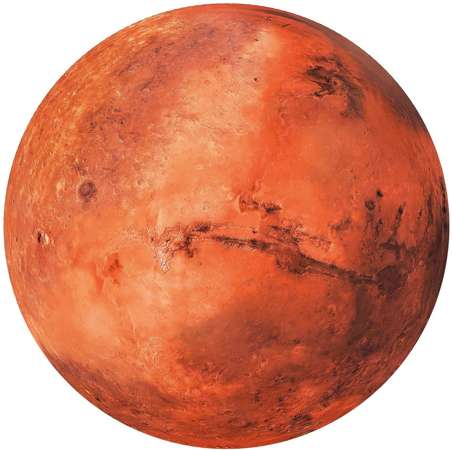 Clementoni Puzzle Round 500 Space Collection Mars