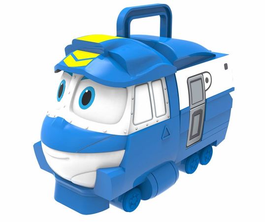 Cobi Pojemnik Walizka na figurki Lokomotywa Robot Trains