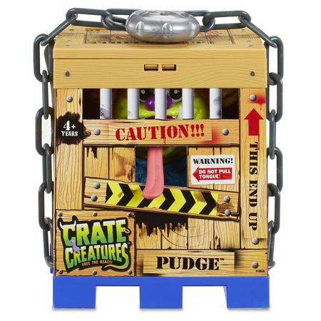 Crate Creatures Surprise Stworek Pudge w klatce Dźwięki